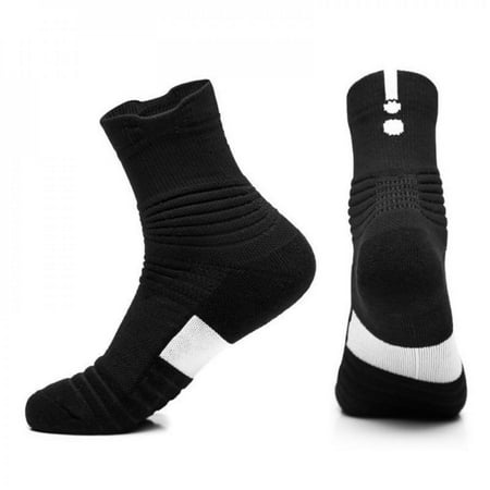 

ZEROFEEL Basketball Socks Men Towel Bottom Non-slip Ankle Sport Sock Terry Outdoor Tube Elite Quick-drying Running Socks