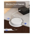 thumbnail image 3 of Sunco 16 Pack 6 Inch Ultra Thin LED Recessed Ceiling Lights Smooth Trim 5000K Daylight Dimmable 14W=100W Wafer Thin Canless with Junction Box., 3 of 6