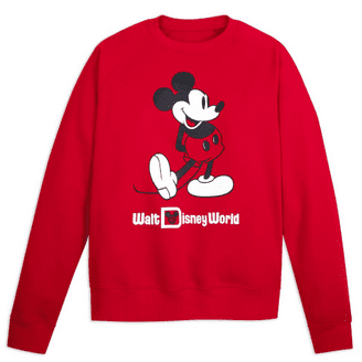 Mickey Mouse Sweatshirt Disney Womens Long Sleeve Oversized