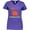 Purple, variant on Inktastic Grandmasaurus Women's V-Neck T-Shirt