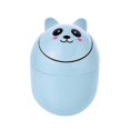 thumbnail image 1 of Desktop Trash Can Mini Desktop Trash Can Flip Open Cartoon Detachab..., 1 of 5