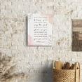 thumbnail image 3 of Inspirational Bible Verse Canvas Print Decor Pink Numbers 6 : 24-26 Christian Wall Painting Posters 12”X15” Scripture Home Office Decoration (Framed), 3 of 6