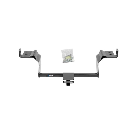 Reese Towpower 77316 Class 1 Trailer Hitch, 1-1/4 Inch Square Receiver, Black, Compatible with 2015-2023 Ford Mustang