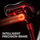 thumbnail image 2 of Smart Bike Brake Tail Light Auto-Sensing Super Bright LED Cycling Safety Light USB Rechargeable, 2 of 5
