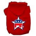 thumbnail image 1 of Republican Screen Print Pet Hoodies Red Size Lg (14), 1 of 1