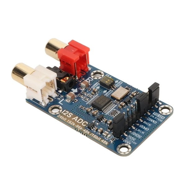 I2S ADC Audio Capture Card Module, Audio Capture Card Module PCB Board Master Slave Mode Default 6dB Amplification Effect For Digital Audio Devices