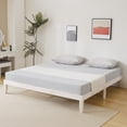 thumbnail image 3 of Ktaxon 12" Deluxe Wood Platform Bed Frame, King Bed Frame, Mattress Foundation, White Finish, King, 3 of 7