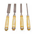 thumbnail image 1 of Juego Cincel Formon Gubia Carpintero Tallado Madera 4 pzs BLOOSOM, 1 of 4