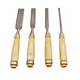 thumbnail image 1 of Juego Cincel Formon Gubia Carpintero Tallado Madera 4 pzs BLOOSOM, 1 of 4