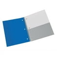 thumbnail image 3 of Office Depot® Brand Stellar Poly Notebook, 8-1/2" x 10-1/2", 3 Subject, Wide Ruled, 150 Sheets, Blue, 3 of 4