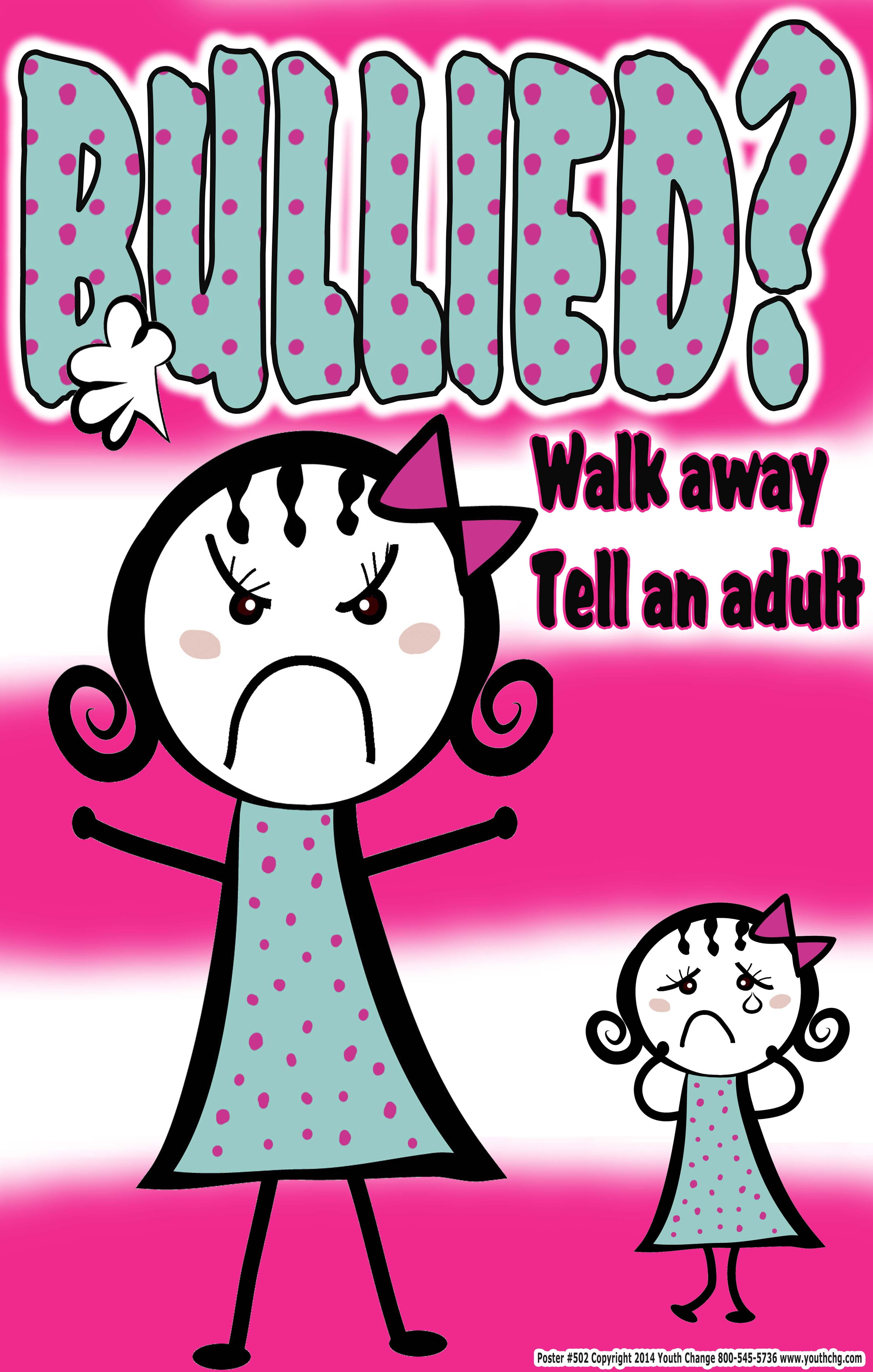 Poster Stop Bullying Sketsa