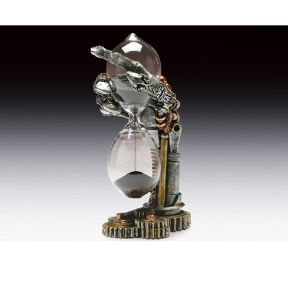 Everspring Creepy Steampunk Mechanical Skeleton Hand Hourglass Sand Timer
