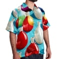 thumbnail image 2 of Bowling Men's Short Sleeve Beach Shirts, Casual Button Down Poplin Printed Summer Tops - Unisex, 2 of 6