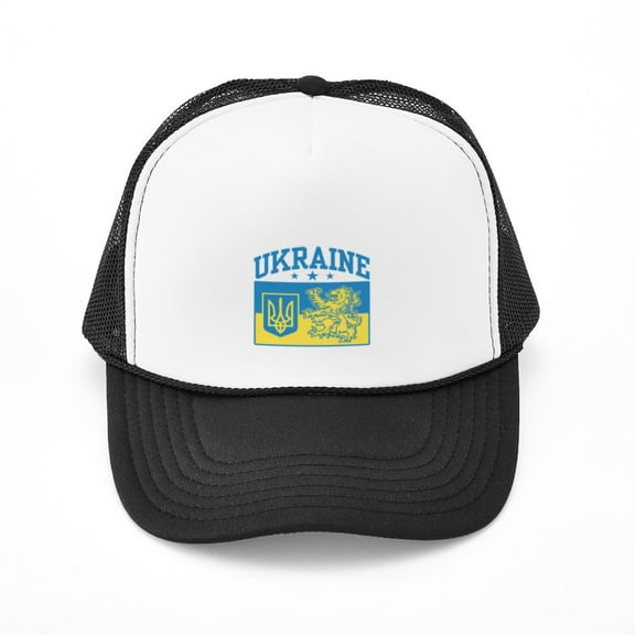CafePress - Ukraine - Adjustable Unisex Printed Trucker Hat with Mesh Back