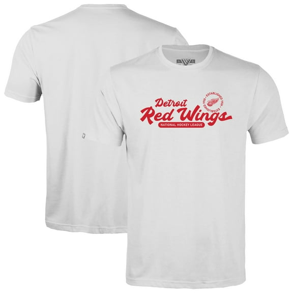 Youth Levelwear  White Detroit Red Wings Little Richmond Monument T-Shirt