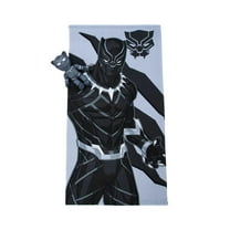 Marvel Avengers Black Panther King of Wakanda Bath Towel Bath Sponge Buddy Set