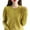 Yellow, variant on yunLCZ Basic T Shirts Womens Basic Crew Neck Long Sleeve Button Down Cardigan