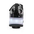 thumbnail image 4 of Kids Roller Skates Light up Shoes with Wheels Shoes LED USB Charging Roller Sneakers for Girls Boys Birthday Christmas Gift, 4 of 14