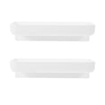 thumbnail image 1 of KAKOWELY White PP Material Nail-free Storage Box with Protective Guard for Home 2 Sets,7.48"X2.95"X1.97", 1 of 4