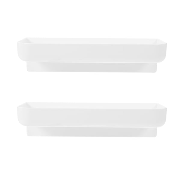 2 juegos de estantes para artículos diversos de baño, estantes para condimentos sin clavos para cocina, suministros de baño