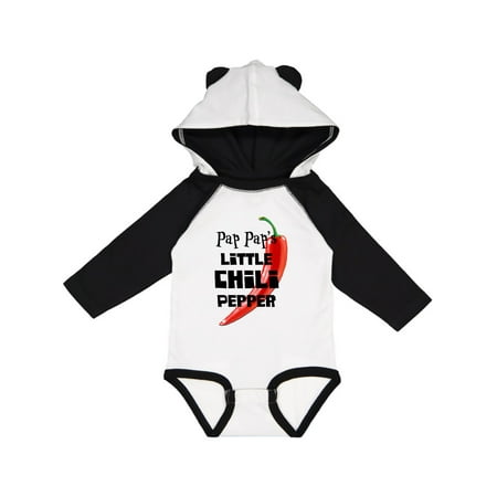 

Inktastic Pap Pap s Little Chili Pepper Gift Baby Boy or Baby Girl Long Sleeve Bodysuit
