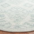thumbnail image 3 of SAFAVIEH Martha Stewart Tufted Pema Diamond Area Rug, Ivory/Light Blue, 6' x 6' Round, 3 of 11