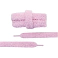 thumbnail image 2 of Tutuviw Cute Wide Thick Shoe Laces, Puffy 8mm 2 Pairs for Sneakers Canvas Shoes, Solid Woven Shoelace Shoes Laces for Women, Girl(Pink）, 2 of 7