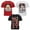 White/ red/ black, variant on MICKEY MOUSE FUNHOUSE Mickey Mouse Toddler Boys 3 Pack Pullover Graphic T-Shirts Blue/Red/White 5T