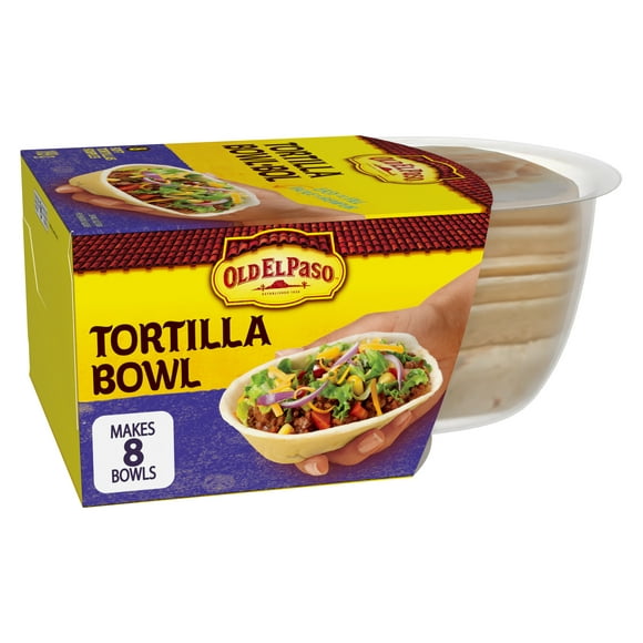 Old El Paso Soft Tortilla Bowls, Flour Tortillas, 189 g, 8 ct, 189 g