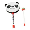 thumbnail image 3 of Tambor de mano de madera para niños, Juguete musical con mazo, instrumento de percusión de aprendizaje temprano, juguete para suministros para fiesta, 3 of 9