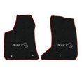 thumbnail image 2 of Lloyd Mats LogoMat Custom-Fit 2PC Carpet Floor Mats for 2015-2023 Dodge Charger AWD, Charcoal, 2 of 5