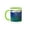 Green/White, variant on 3drose, Usa, Alaska, Katmai National Park., 15oz Mug