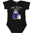 thumbnail image 3 of Inktastic Happy Birthday, Auntie Cute Penguins Boys or Girls Baby Bodysuit, 3 of 5