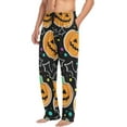 thumbnail image 5 of GZHJMY Halloween Pumpkin Bats Pajama Pants For Men, Men's Separate Bottoms, Lounge Pants with Pockets, Christmas New Year Birthday Gifts, Large, Christmas New Year Birthday Gifts, Large, 5 of 7
