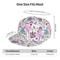 thumbnail image 6 of Fotbe Summer with Flamingo Flat Bill Visor Cap Classic Snapback Hat Polyester Foam Trucker Hat Trucker Cap Adjustable Baseball Cap, 6 of 9