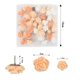 thumbnail image 2 of 40 grapas de resina con forma de flor de rosa, color naranja, alfileres, grapas para tarjetas de oficina, fotos, notas adhesivas, 2 of 5