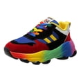 thumbnail image 2 of Willtoo Women's Comfortable Fashion Colorful Sneakers Wide Foot Sneakers Outdoor Running Workout Lace-up Platform Casual Shoes, 2 of 5