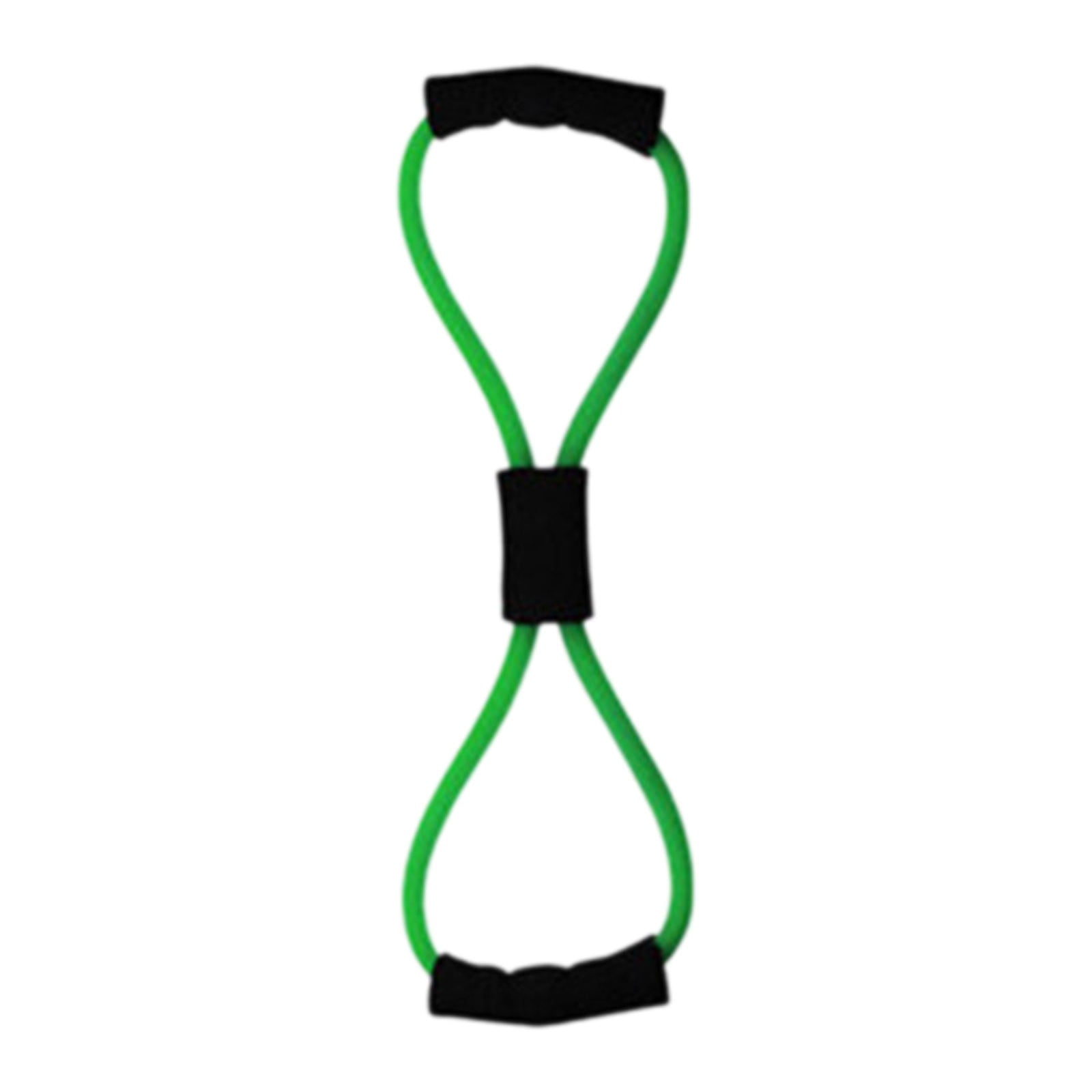 Yoga Sets for Women, Resistance Band with Handles, Figure 8 Tension Rope Stretch Bands for Exercise, Shoulder Biceps Chest Arm Workout Equipment, 8 Shaped Elastic Pull Yoga Tension Rope