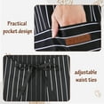 thumbnail image 6 of AOWOO 2 Pack Chef Aprons for Cooking & Baking - Soft Restaurant Quality Kitchen Aprons with Adjustable Neck & Long Tie, 2 Pockets Protective Aprons for Men & Women, BBQ Grilling Baking, 6 of 6