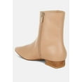 thumbnail image 3 of Obita Flared Heel Genuine Leather Boots, 3 of 10