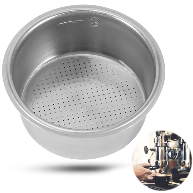Wosthever Coffee Machine Filter Professional Sturdy Stainless Replacement Steel Replacing Spare Accessories Filtration Cup Part Component Type3 NO3