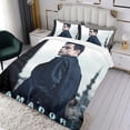thumbnail image 3 of El Aficionado Conjunto de sábanas temático, trío de piezas, cómodo y amigable con la piel, diseño único, regalo de decoración para el hogar para familiares, amigos y fans,173cm *218cm, 3 of 6