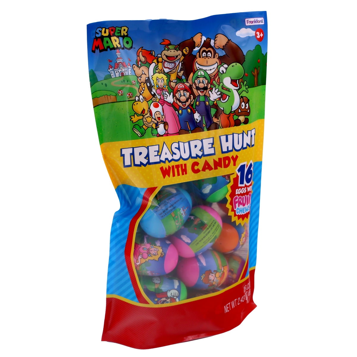 Frankford Super Mario Easter Treasure Hunt Eggs with Fruity Chews