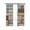 Brown, variant on Brown Pink Vintage Blackout Curtains, Light Blocking Print Window Curtains, Retro Farmhouse Elegant Pastoral Thermal Insulated Window Drapes for Living Room Kitchen Cafe 2 Panels, 55"W x 39"L