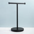 thumbnail image 2 of KES Black Hand Towel Stand Towel Rack Black Finish Countertop Freestanding, 2 of 11