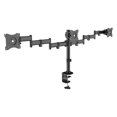thumbnail image 1 of Ergomax Office ERA334BK Economy Steel LCD VESA Desk Mount for Three Monitors, 1 of 1