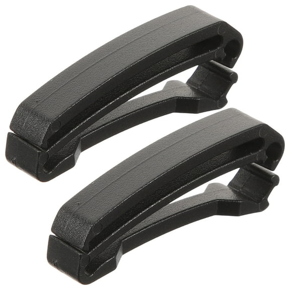 Backpacking Gear Climbing Equipment Webbing Tail Fixing Clip Convenient Buckles Storage Plastic Travel 2 Pcs