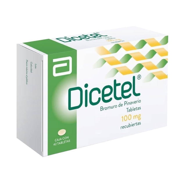 Dicetel Bromuro de Pinaverio 100 mg 42 tabletas