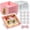 Pink, variant on 50 Pack Small Charcuterie Boxes With Clear Lids - To Go Paper Mini Box  Disposable Food Containers 5inch Dessert Sandwich Cookie Sushi Cake Slice Strawberries (brown)