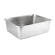 thumbnail image 1 of Caja de arena para gatos, bandeja de arena para gatitos de Metal, parte superior abierta, a prueba de óxido, resistente a los arañazos, orinal ligero 45x35x15cm, 1 of 9